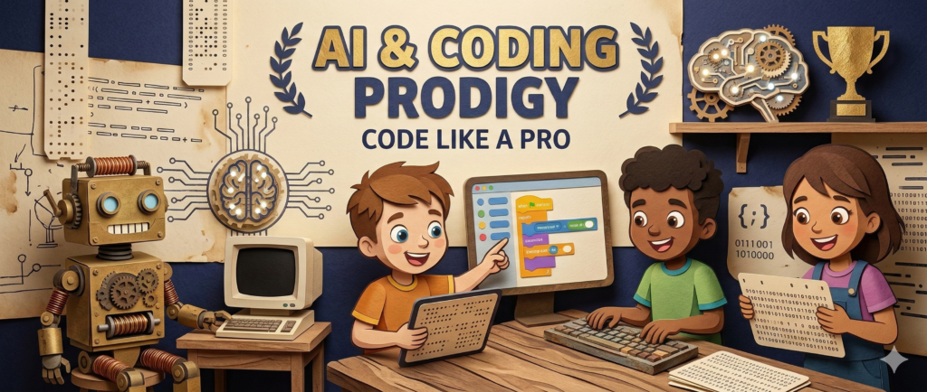 AI & Coding Prodigy: Code Like a Pro course illustration